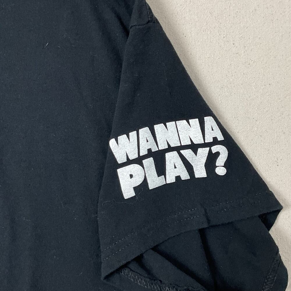 Chucky Wanna Play Black Halloween T Shirt Adult XL - Picture 4 of 8